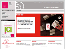 Tablet Screenshot of annonceurs.publisac.ca